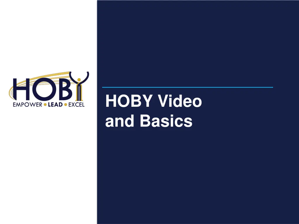 hoby video and basics