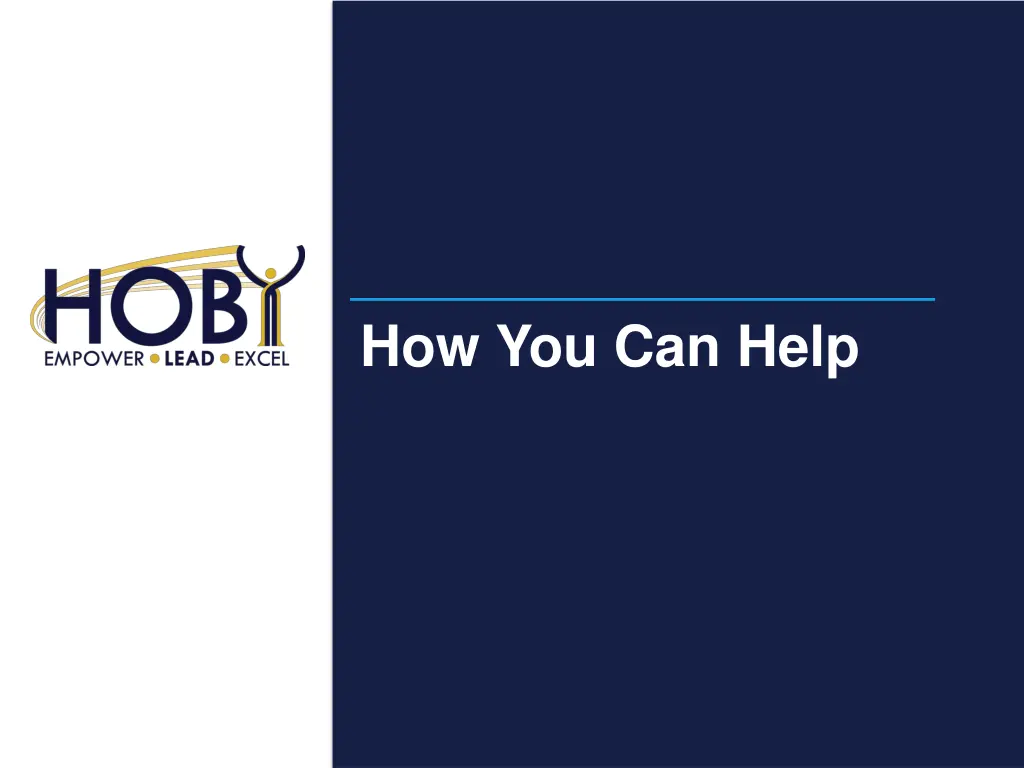 how you can help