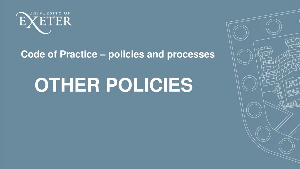 code of practice policies and processes 3