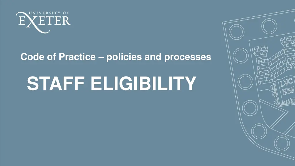 code of practice policies and processes