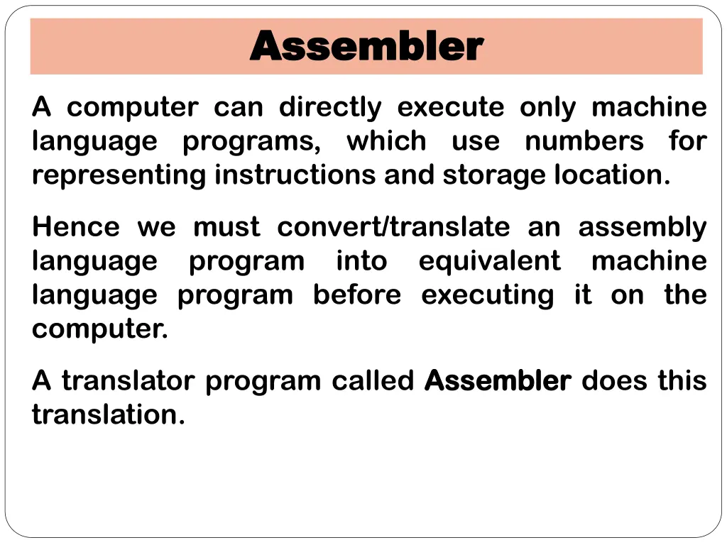 assembler assembler