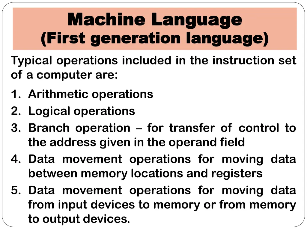 machine language machine language first 3
