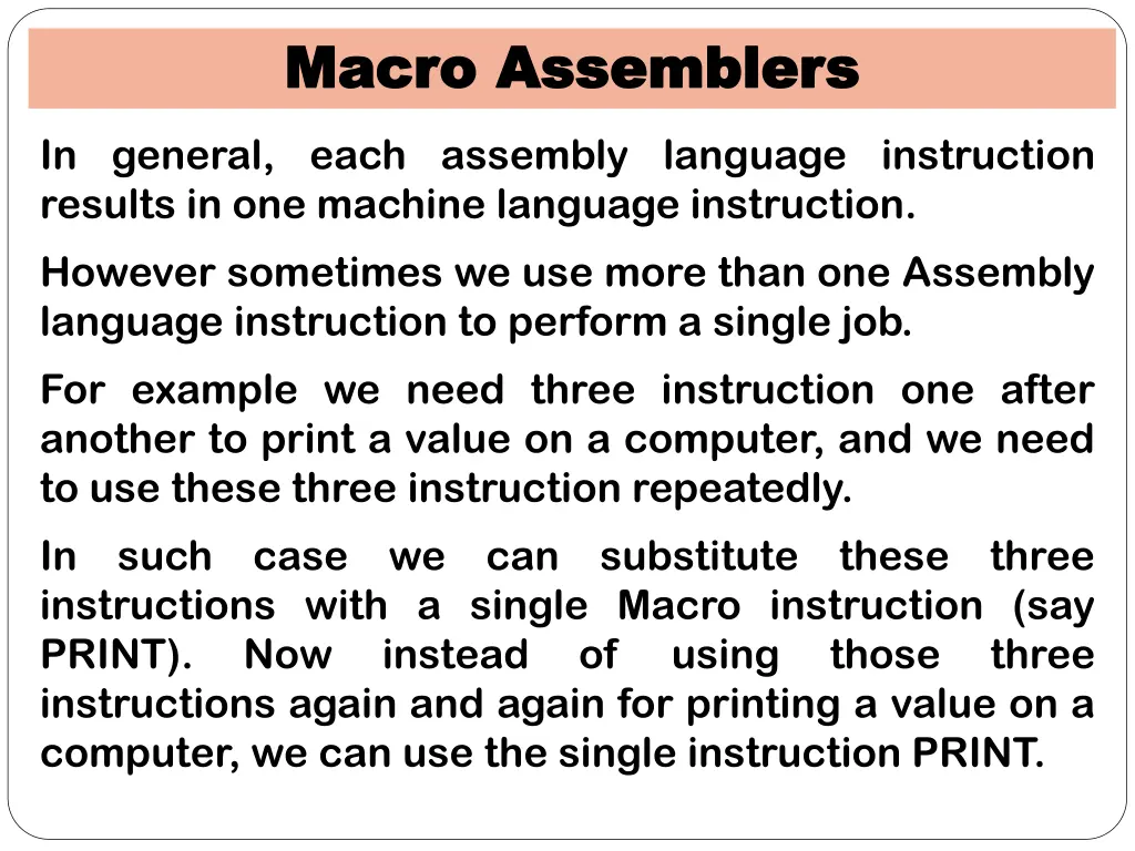 macro assemblers macro assemblers