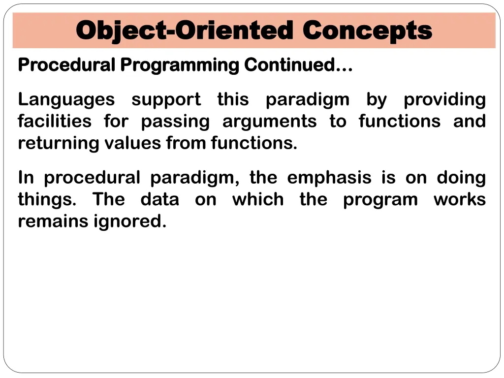 object object oriented concepts oriented concepts 1
