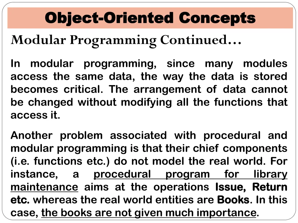 object object oriented concepts oriented concepts 3