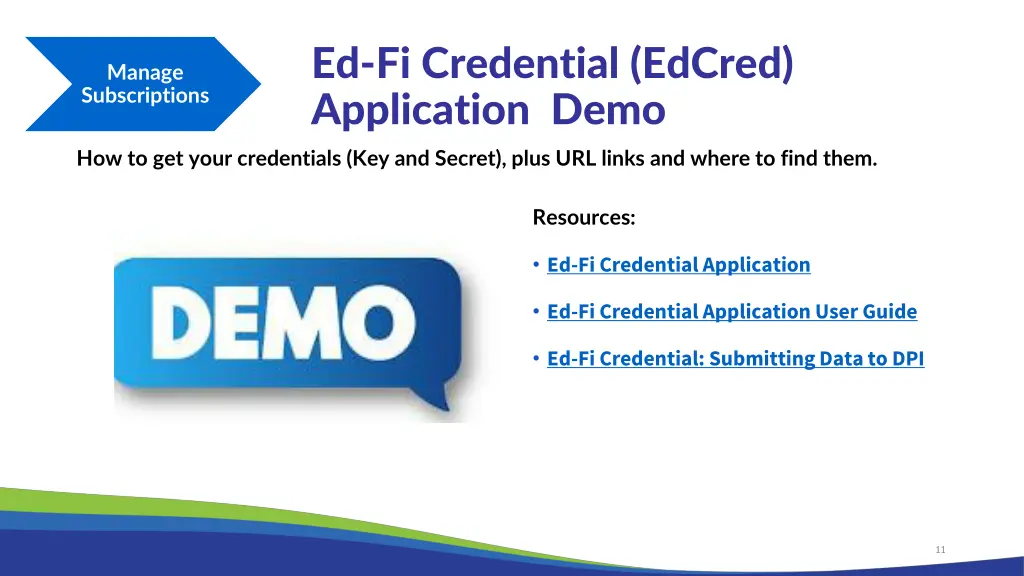 ed fi credential edcred