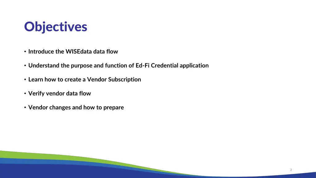 objectives