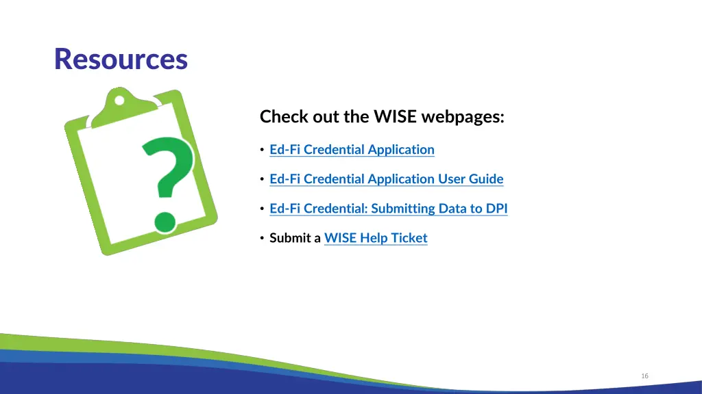 resources