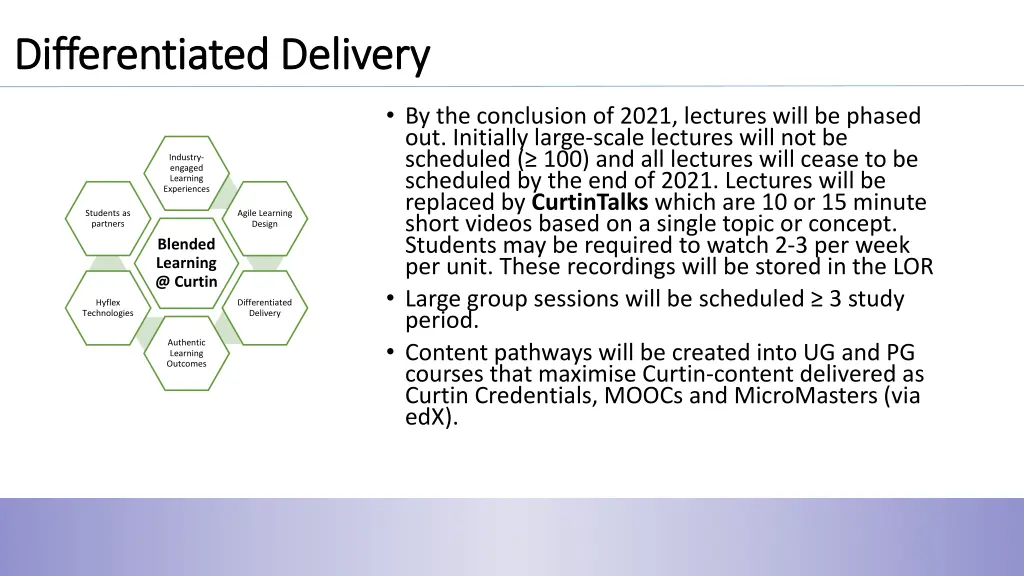 differentiated delivery differentiated delivery