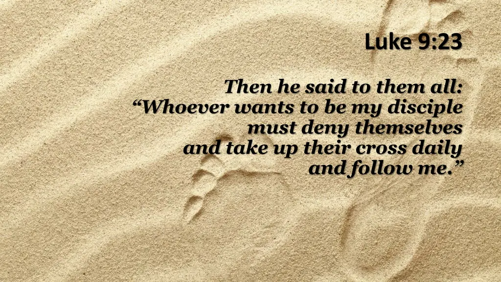 luke 9 23