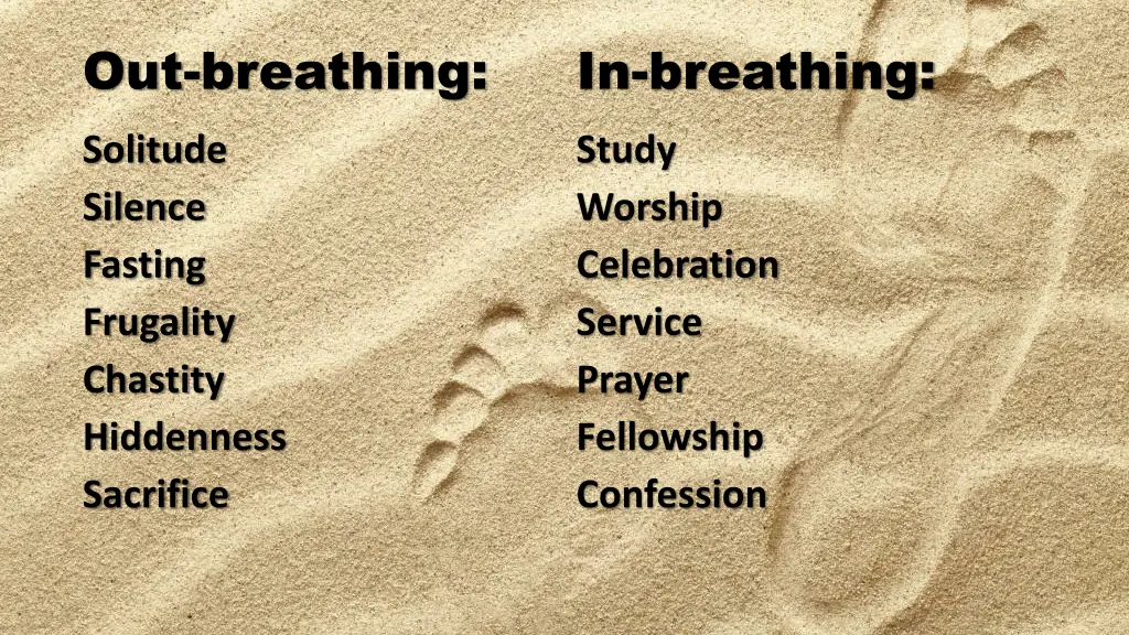out breathing
