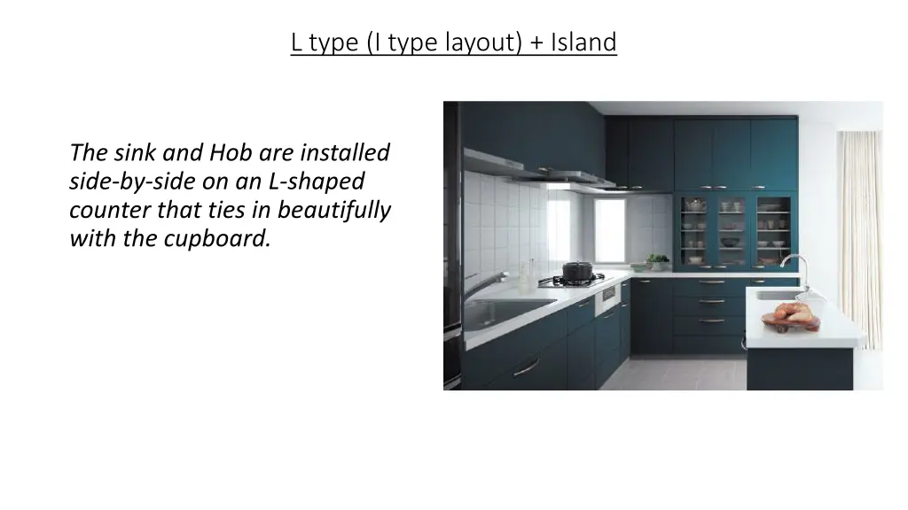 l type i type layout island