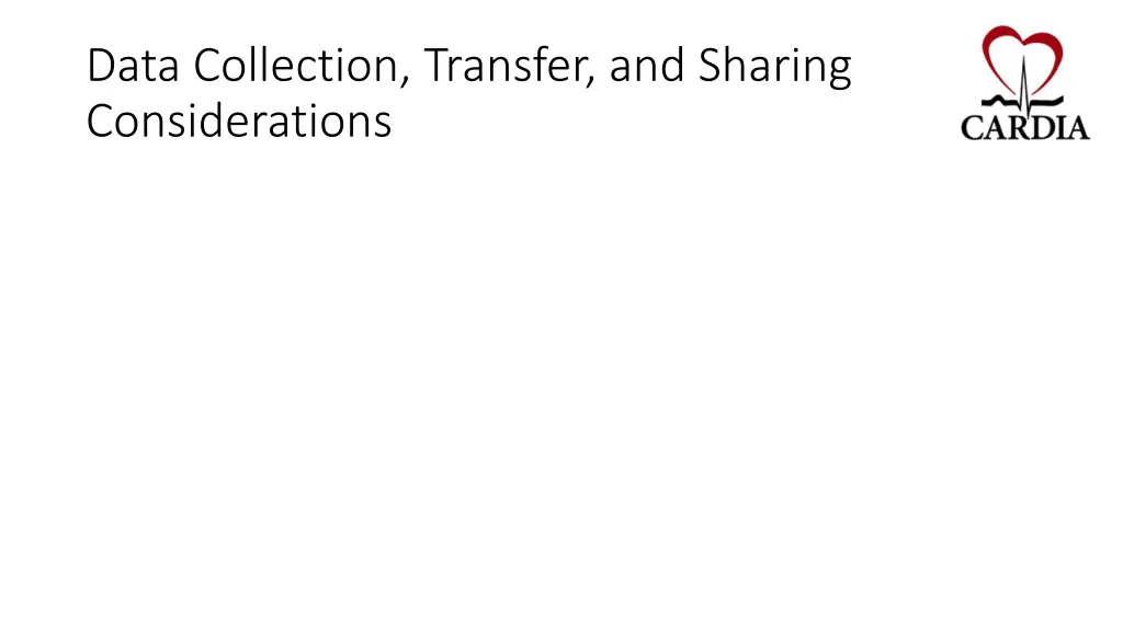 data collection transfer and sharing