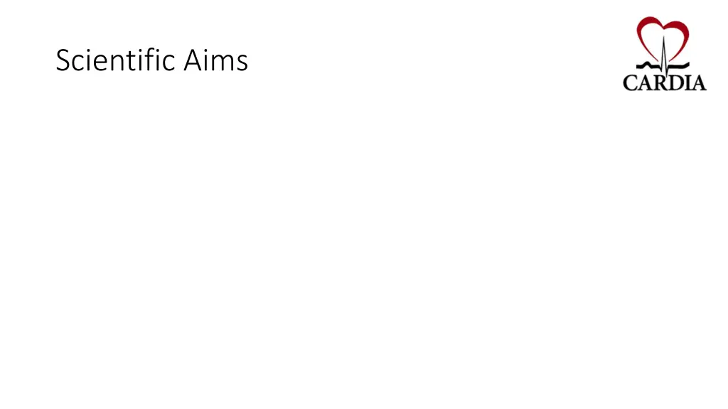 scientific aims