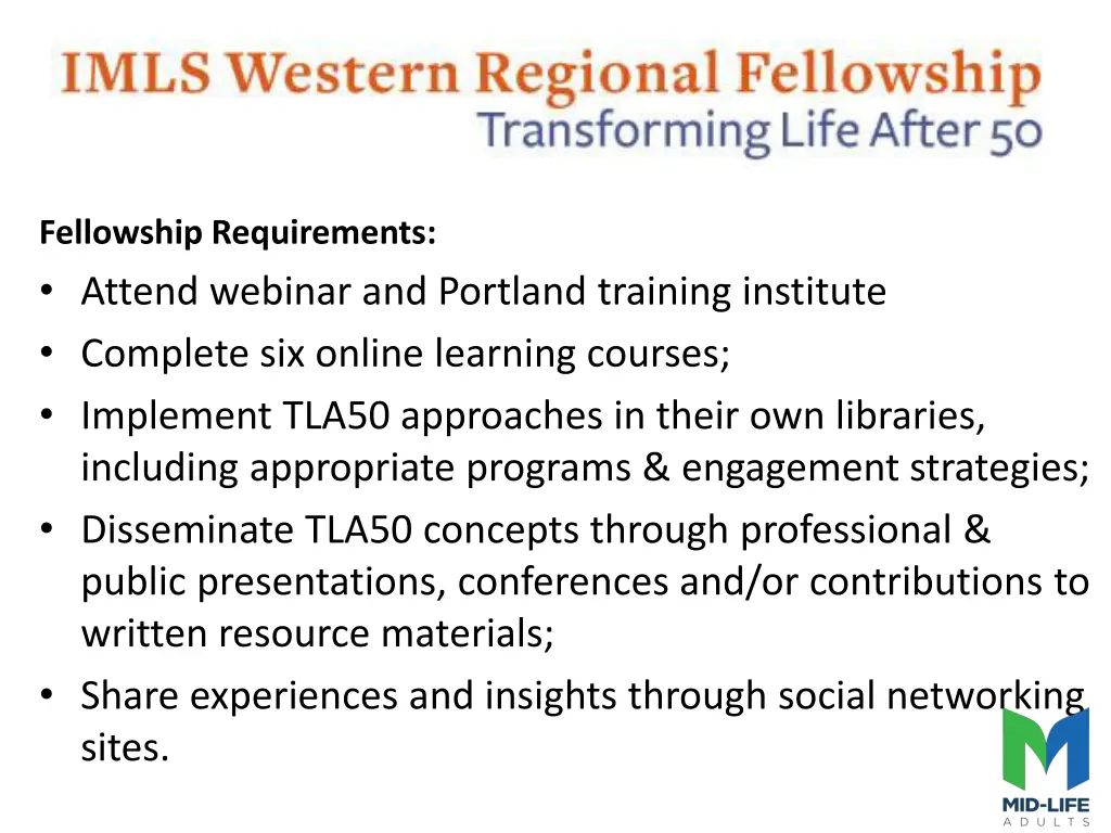 fellowship requirements attend webinar