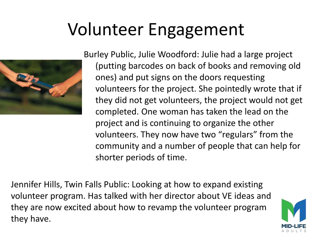 volunteer engagement 1