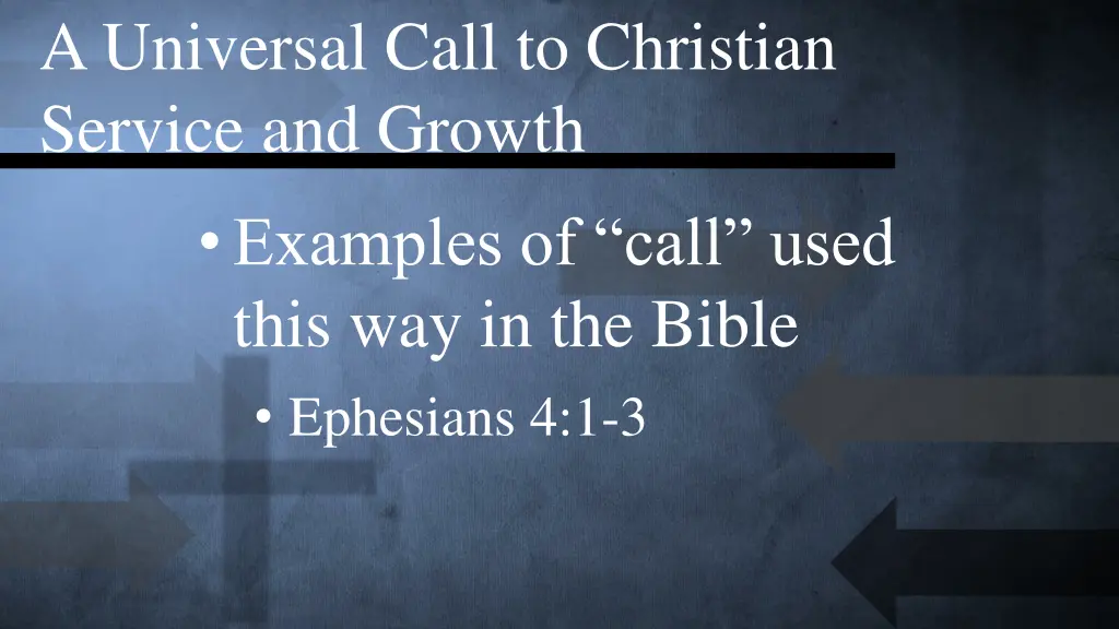 a universal call to christian service and growth 2