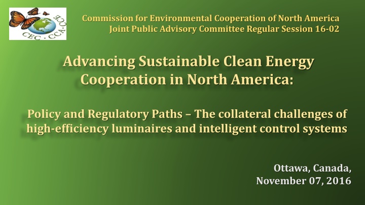 commission for environmental cooperation of north