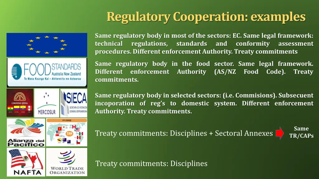 regulatory cooperation examples