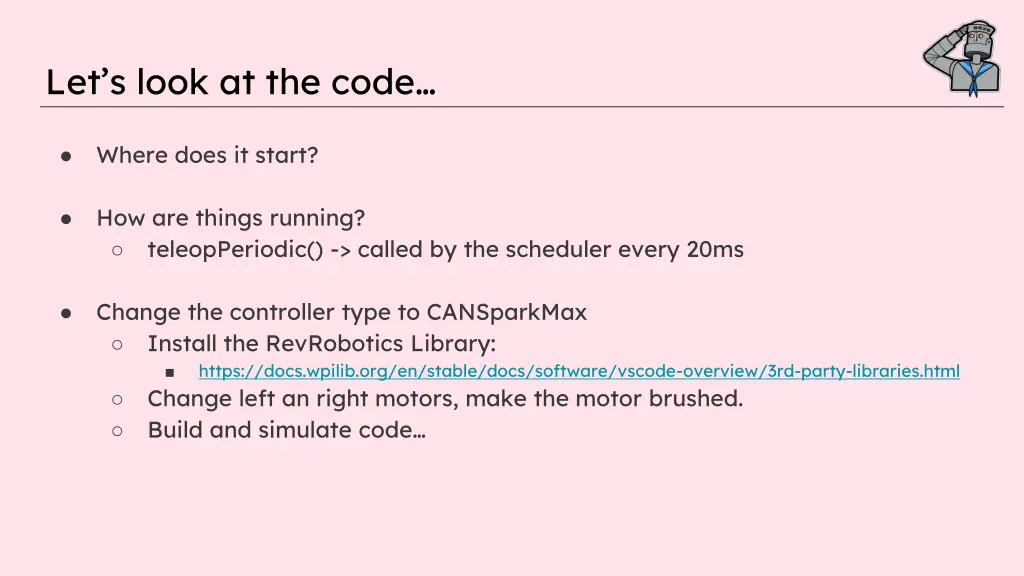 let s look at the code
