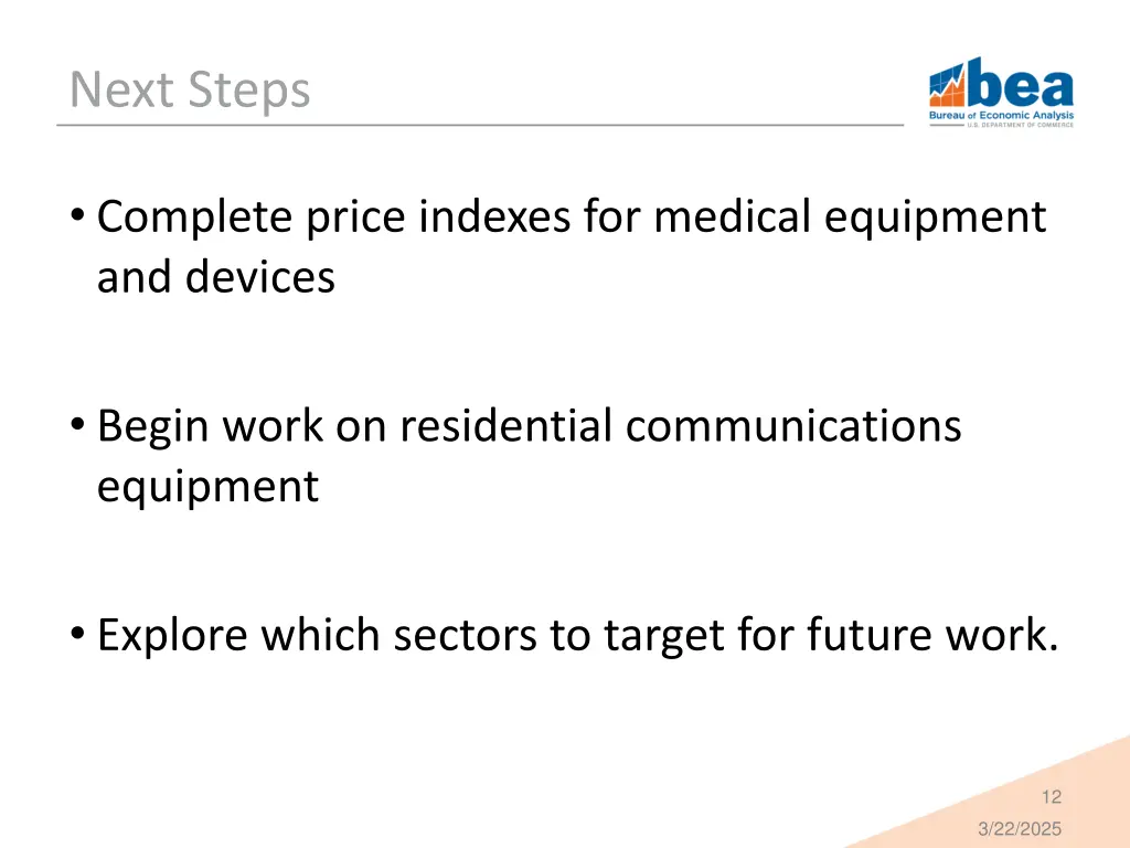 next steps