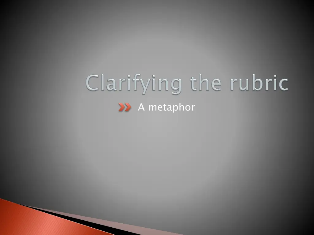 a metaphor