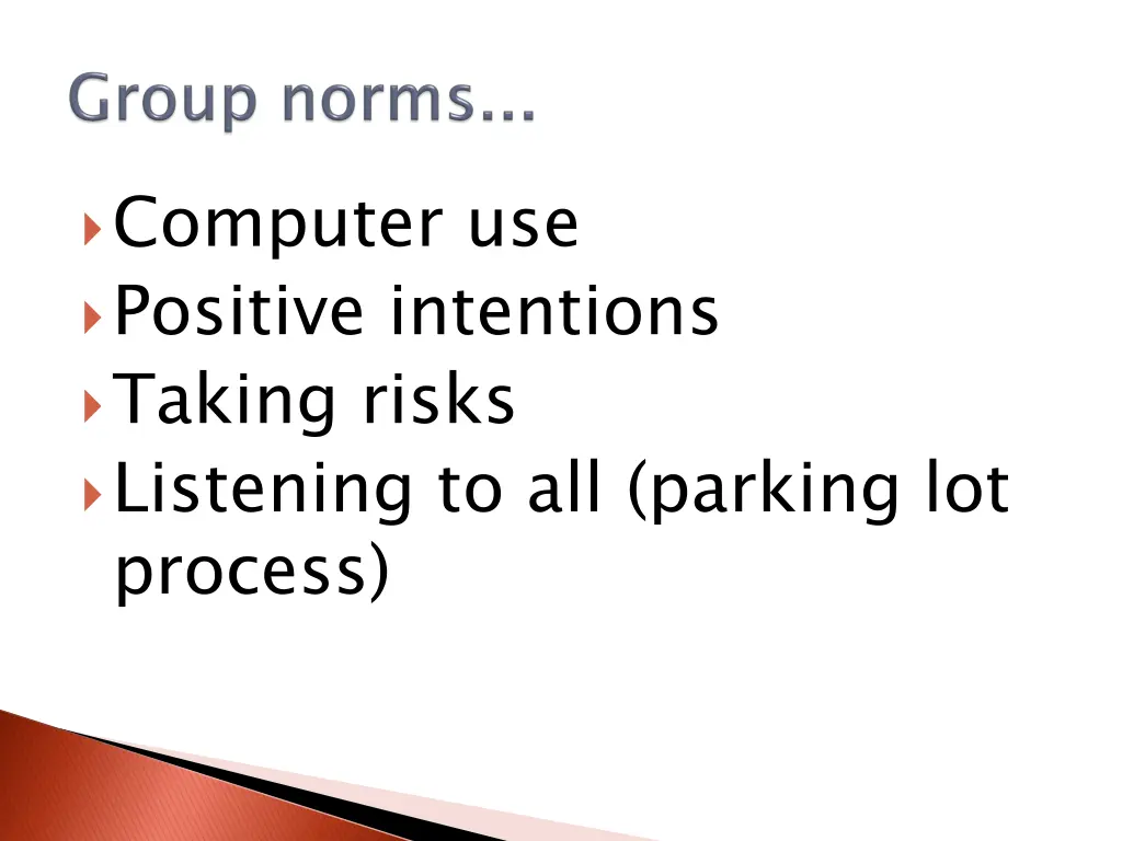 computer use positive intentions taking risks