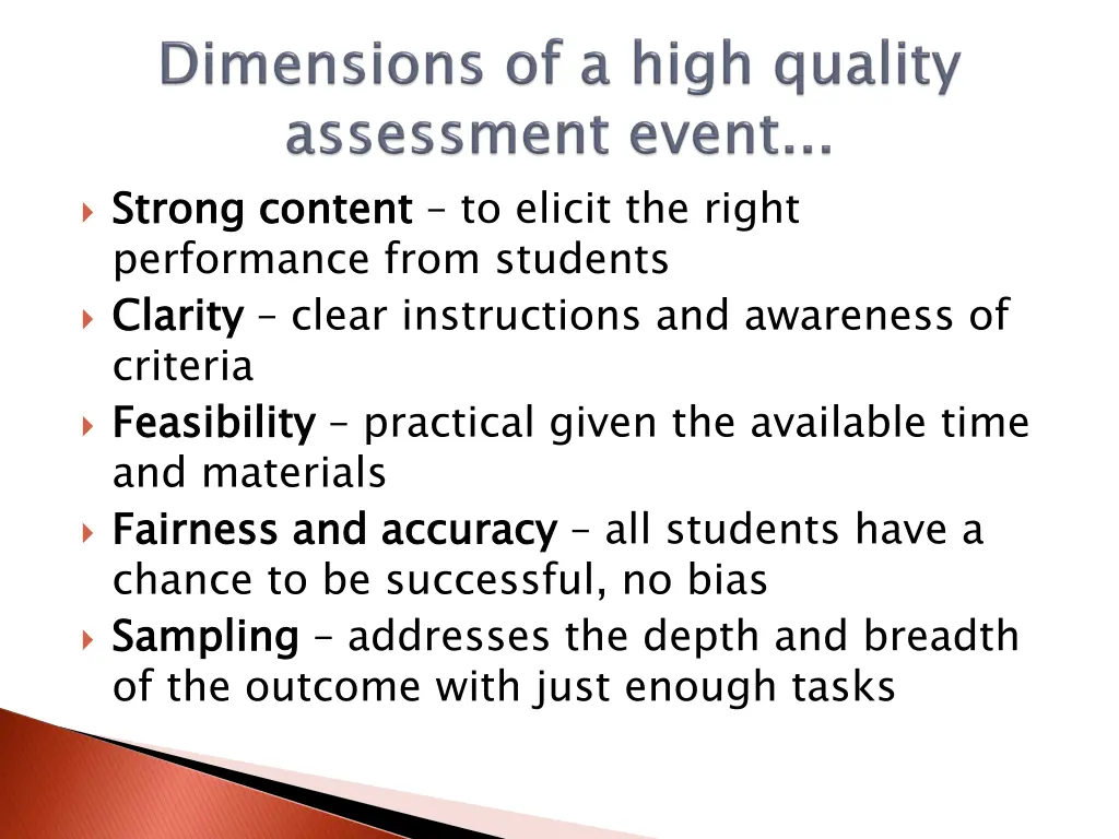 strong content performance from students clarity