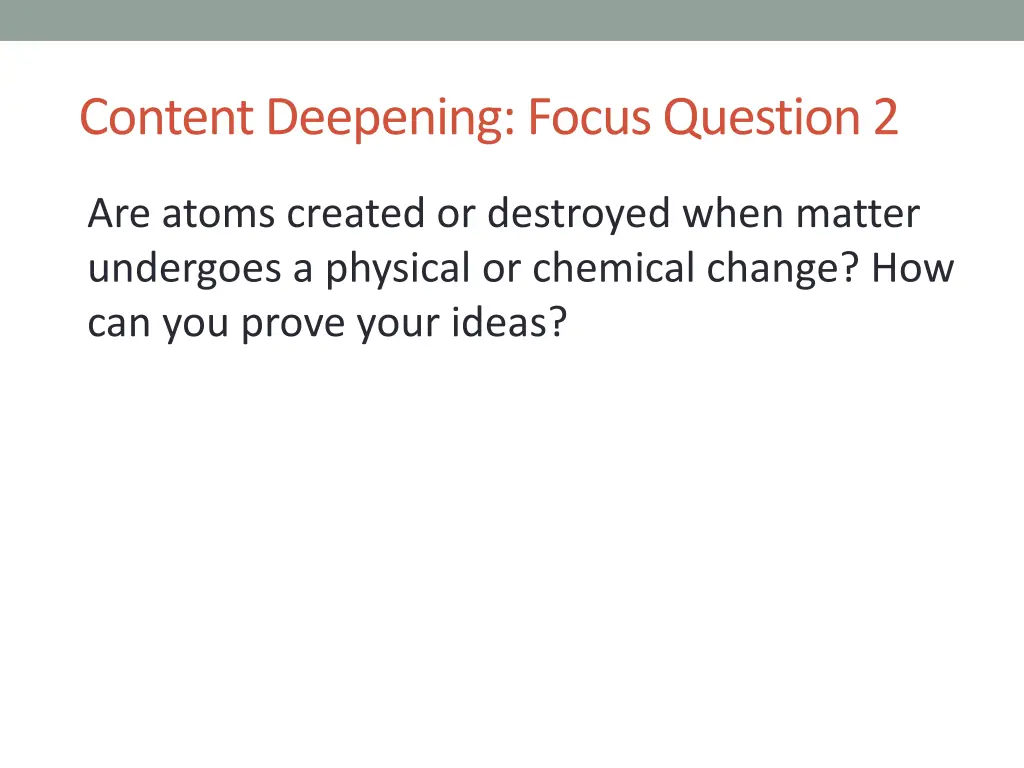 content deepening focus question 2