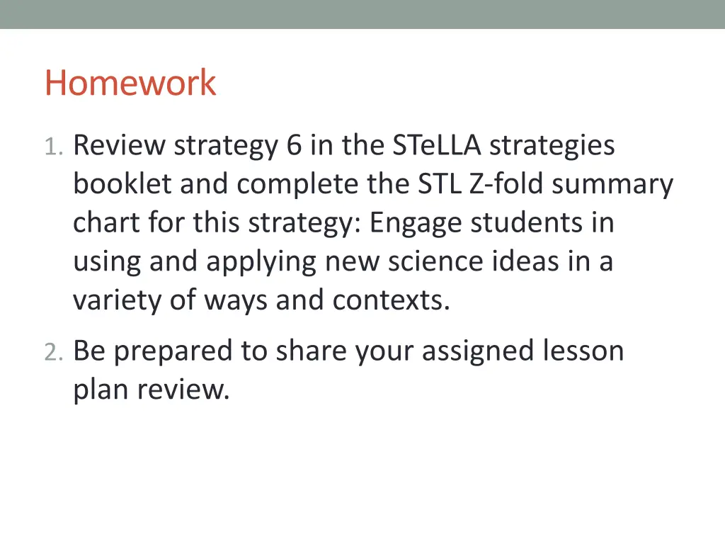 homework
