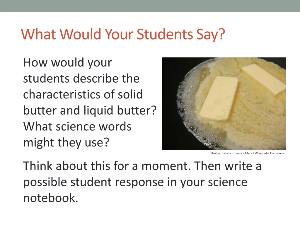 what would your students say