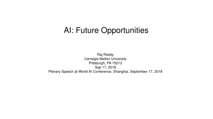 ai future opportunities