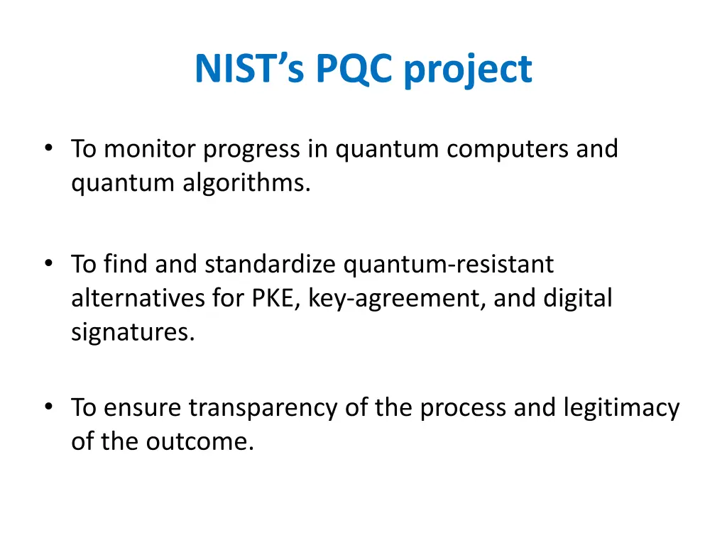 nist s pqc project