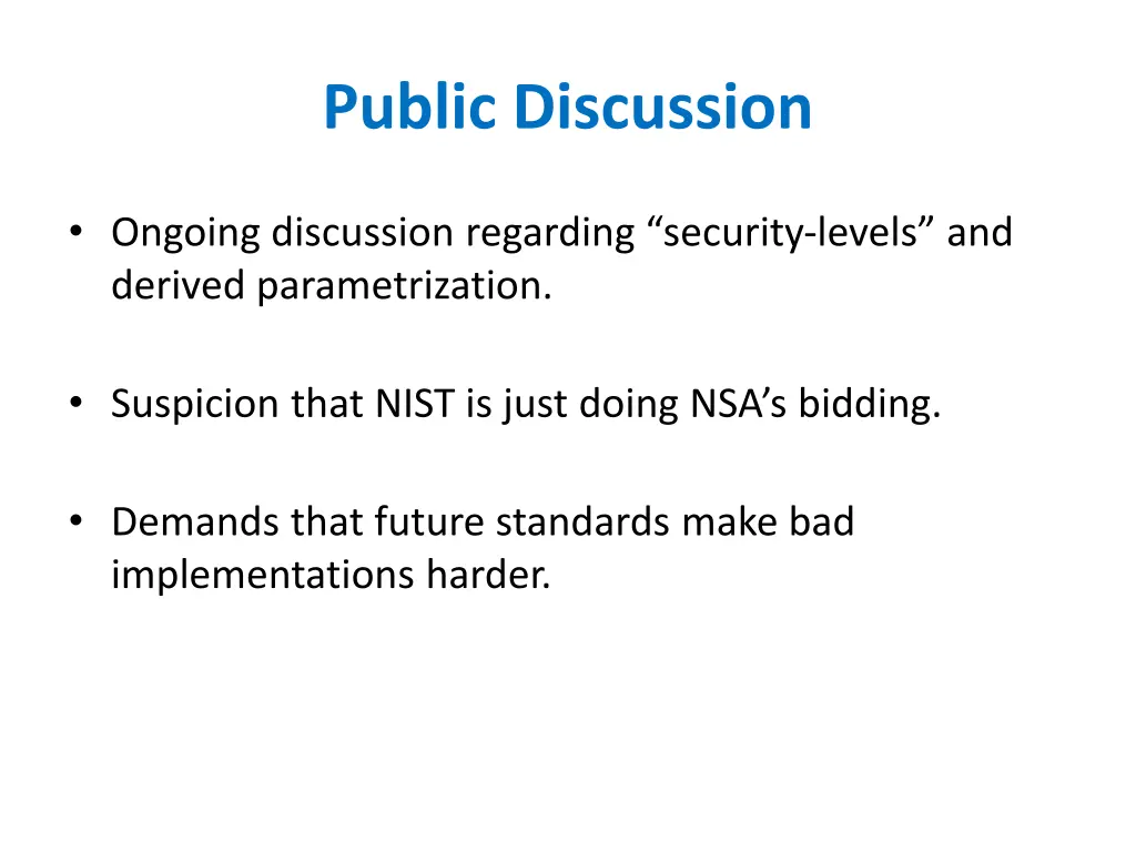 public discussion