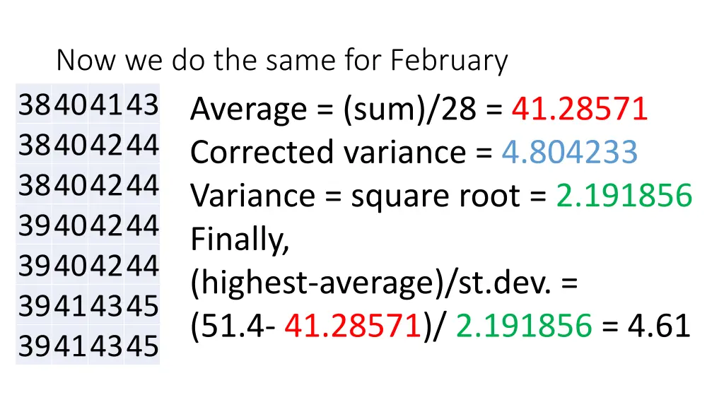 now we do the same for february 38404143 38404244