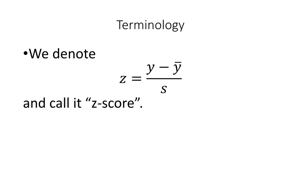 terminology