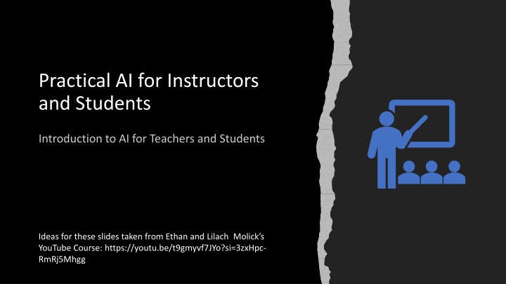 practical ai for instructors and students