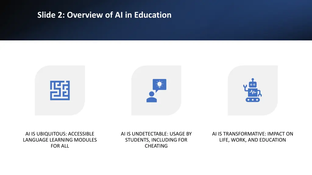 slide 2 overview of ai in education