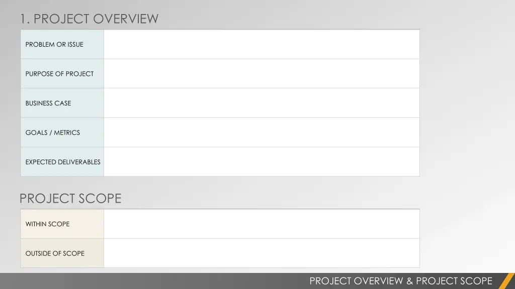 1 project overview