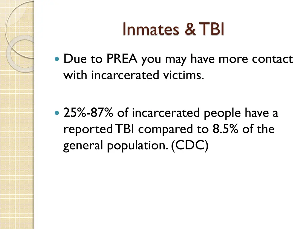inmates tbi