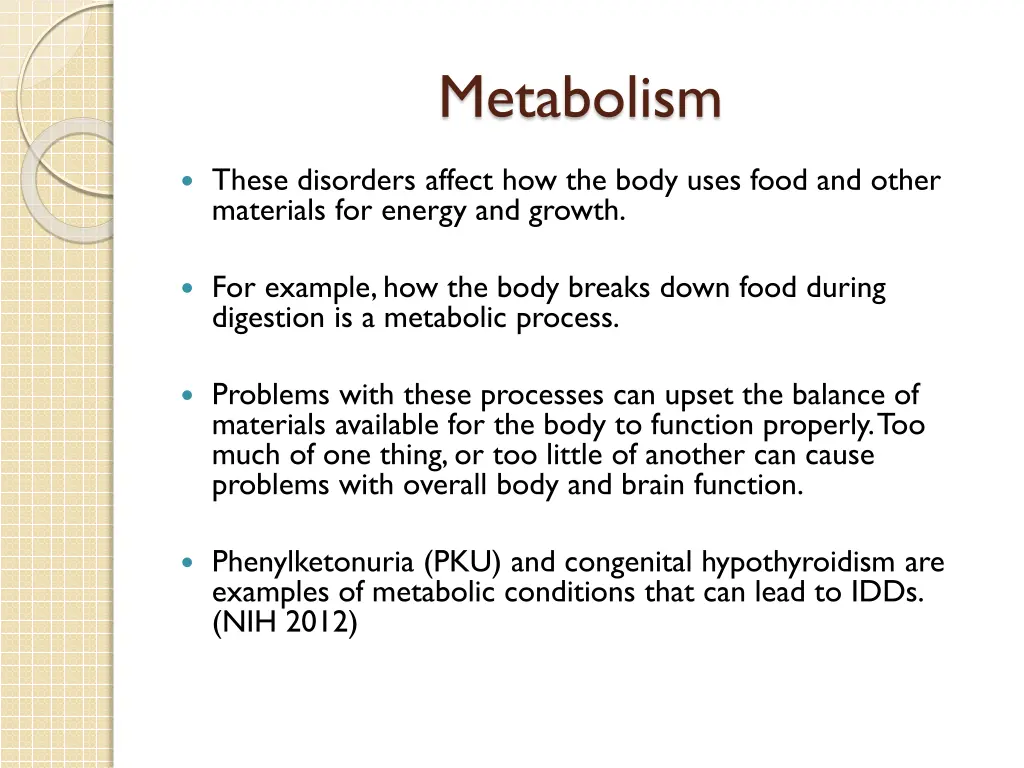 metabolism