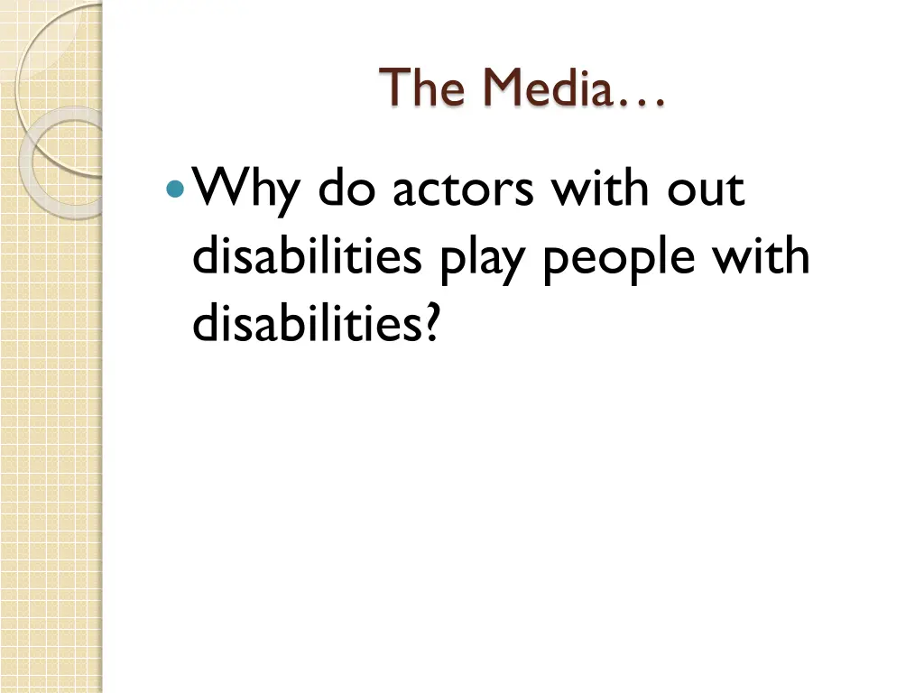 the media