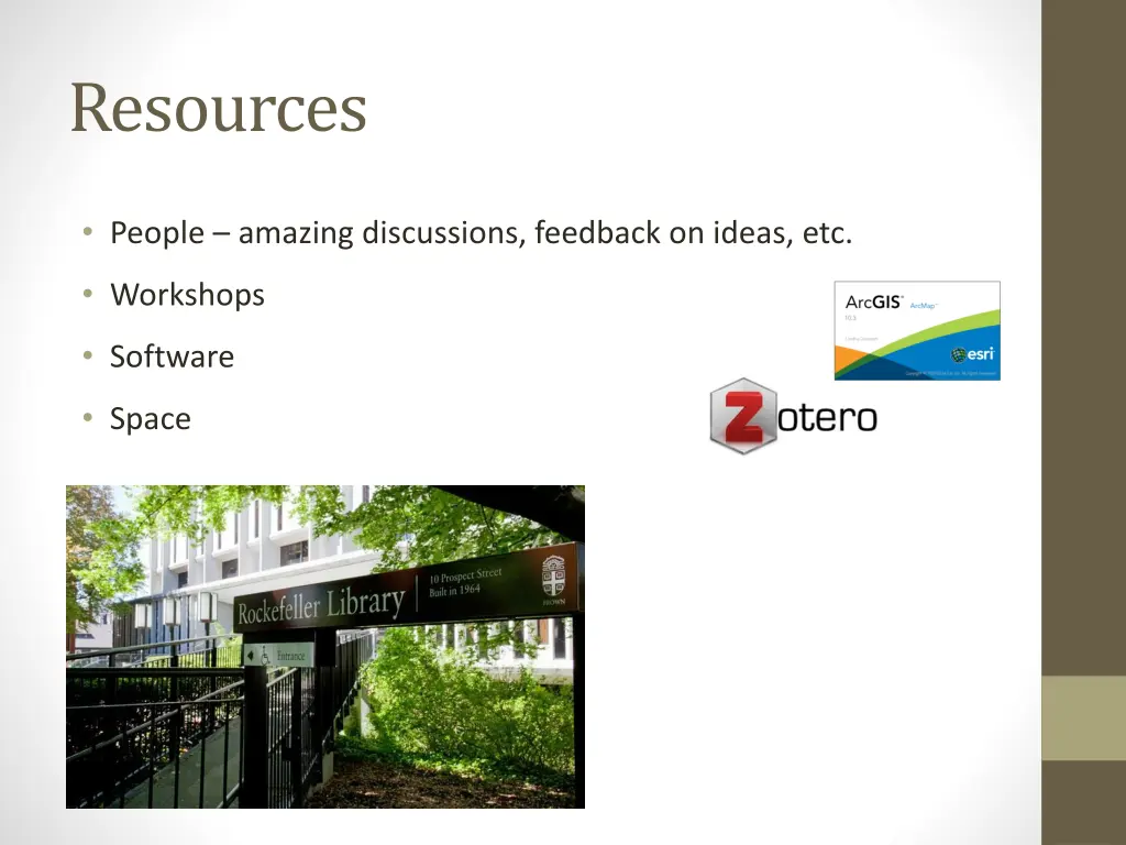 resources