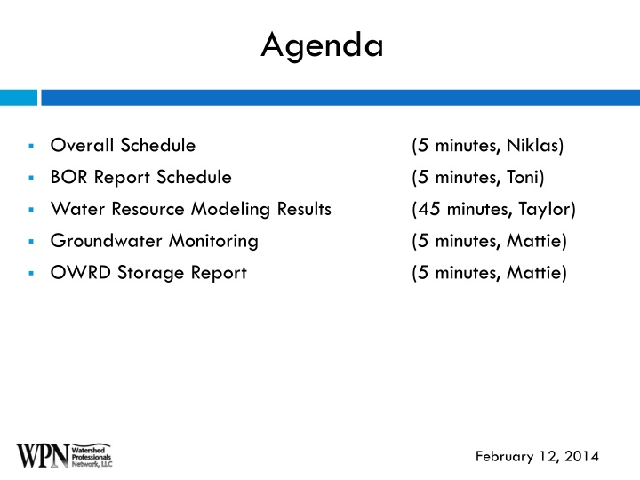 agenda