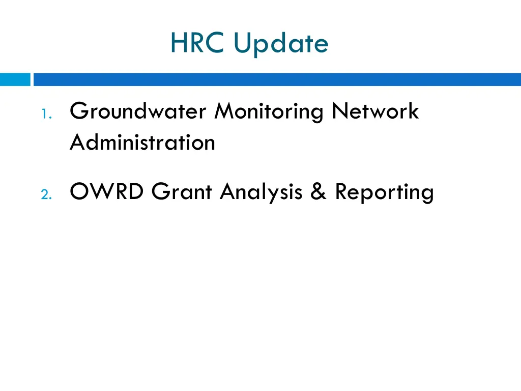 hrc update