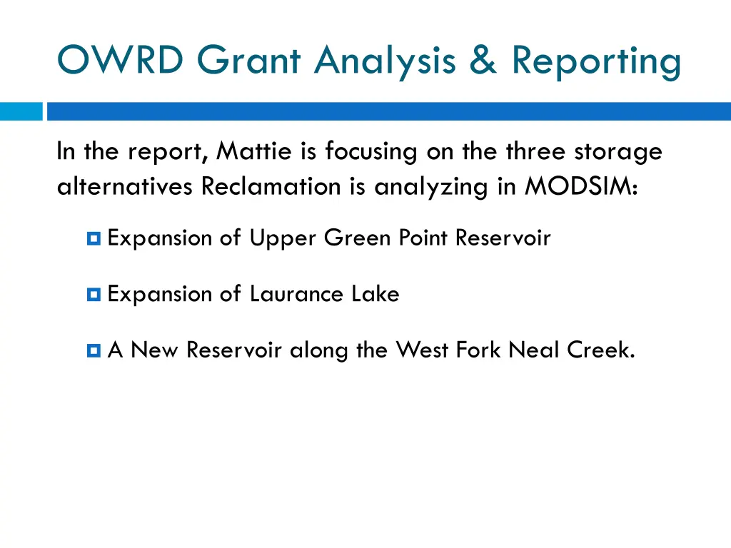 owrd grant analysis reporting 3