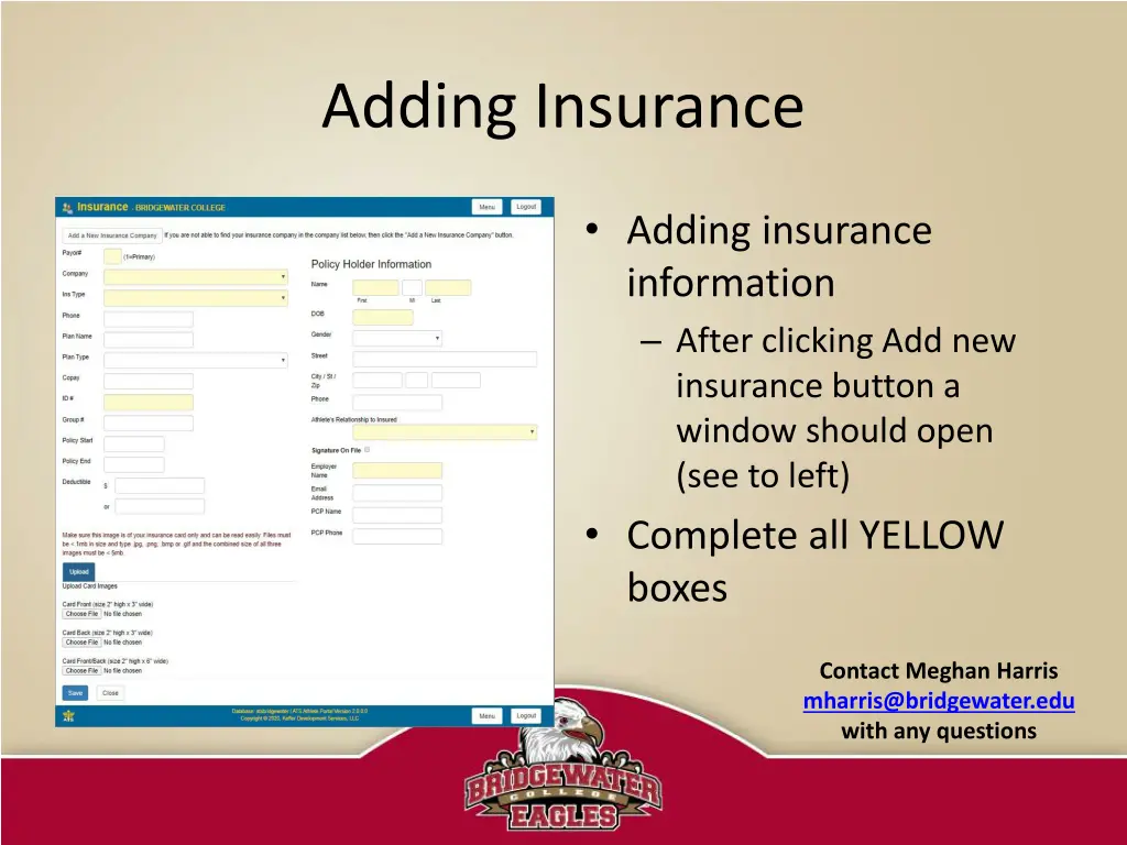 adding insurance