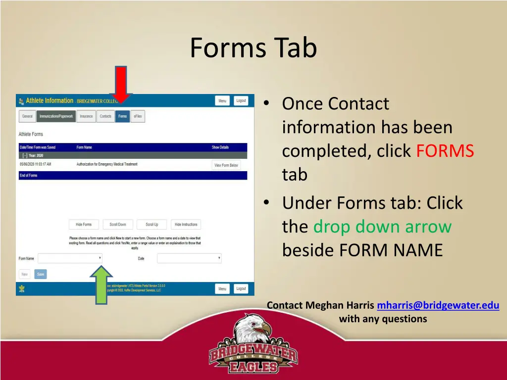 forms tab