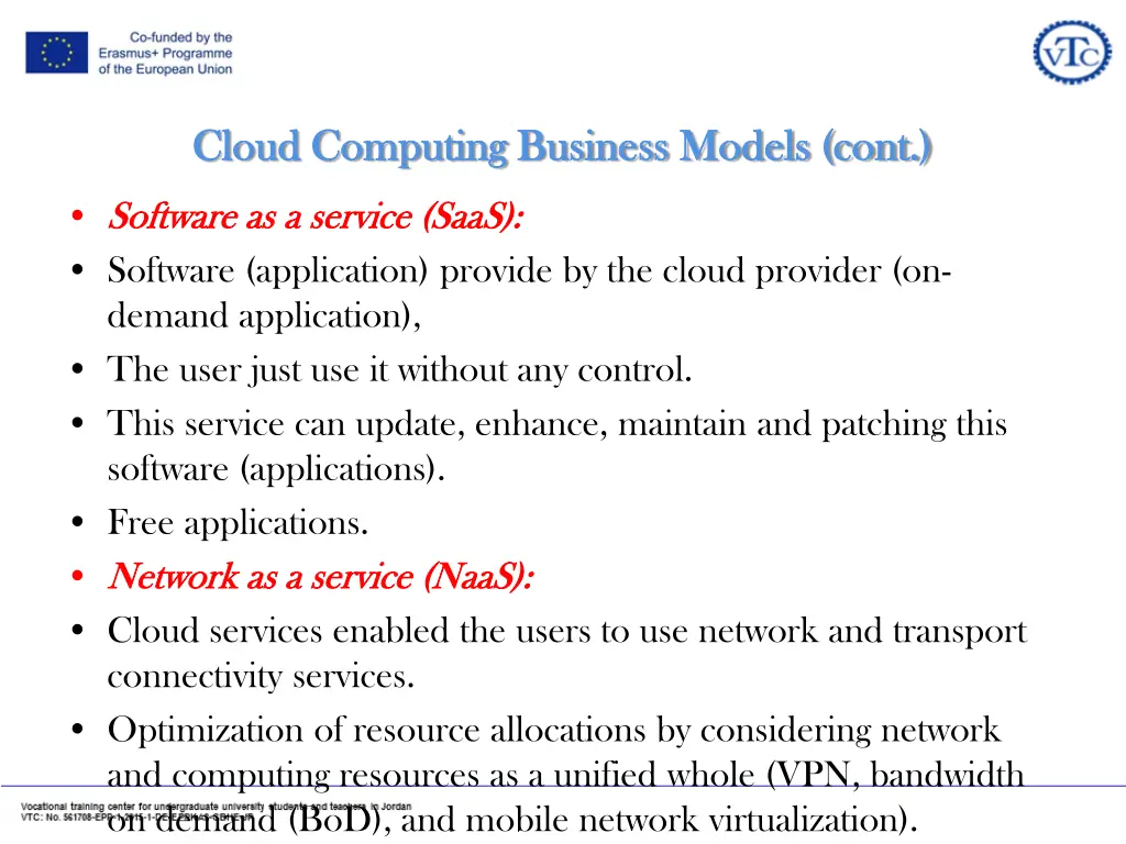 cloud computing business models cont cloud