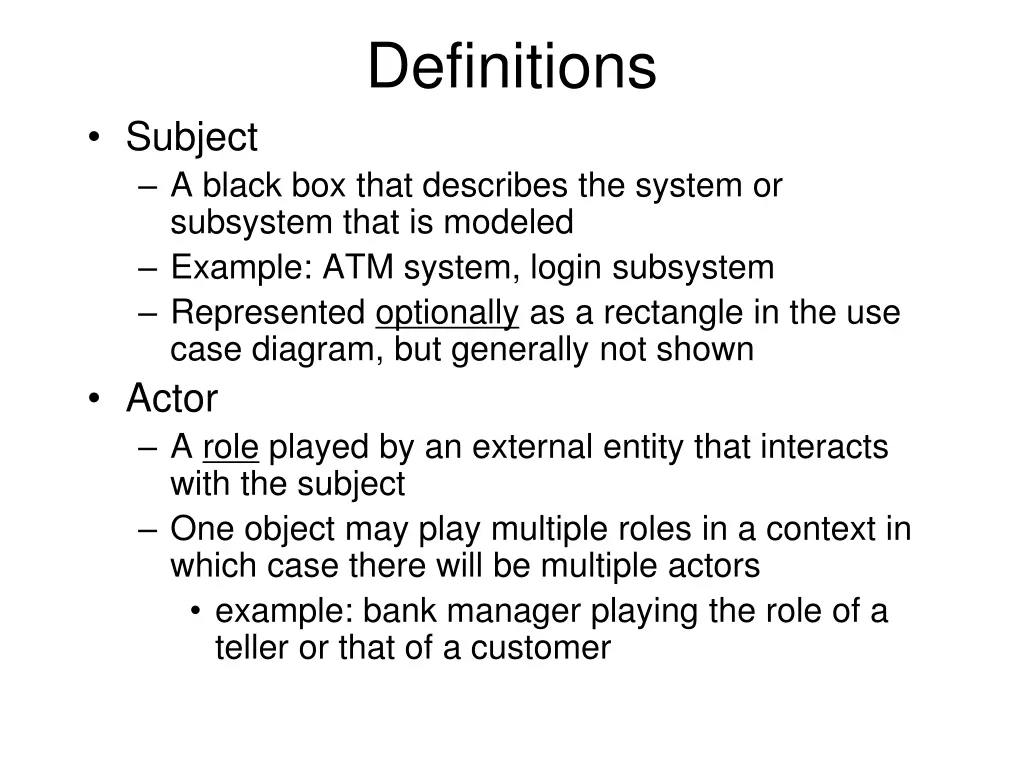 definitions